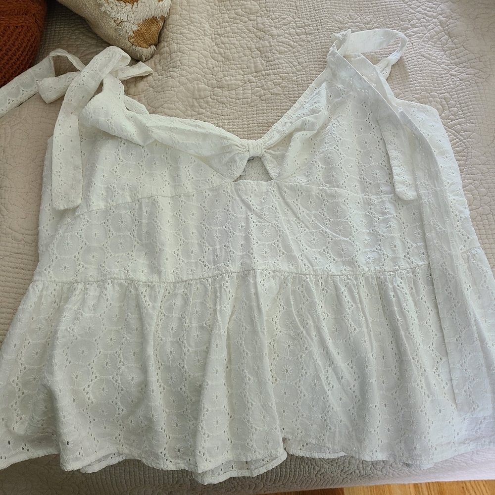 Sofia eyelet top